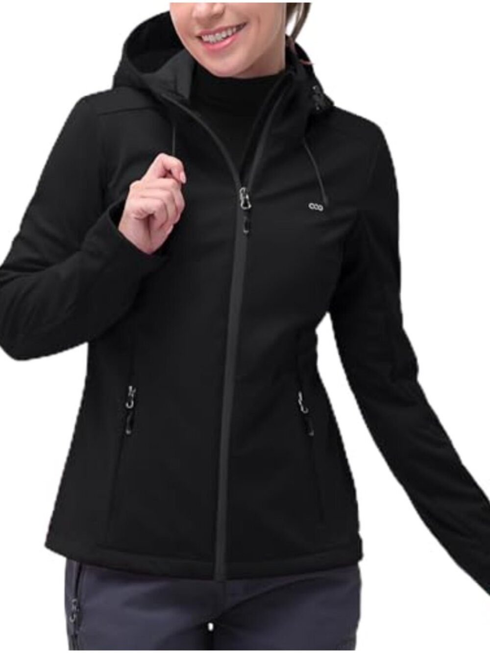 Softshell Jacket Waterproof Lightweight Windbreaker Hooded